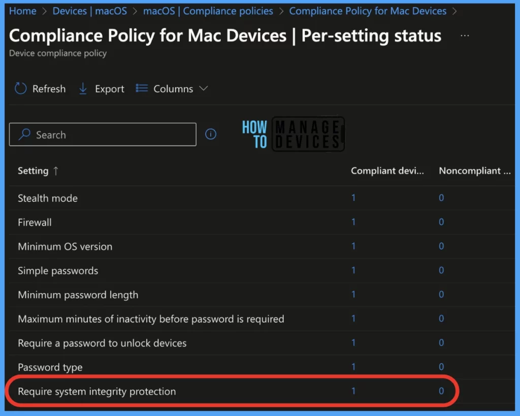 Manage System Integrity Protection for macOS devices using Intune Fig. 7